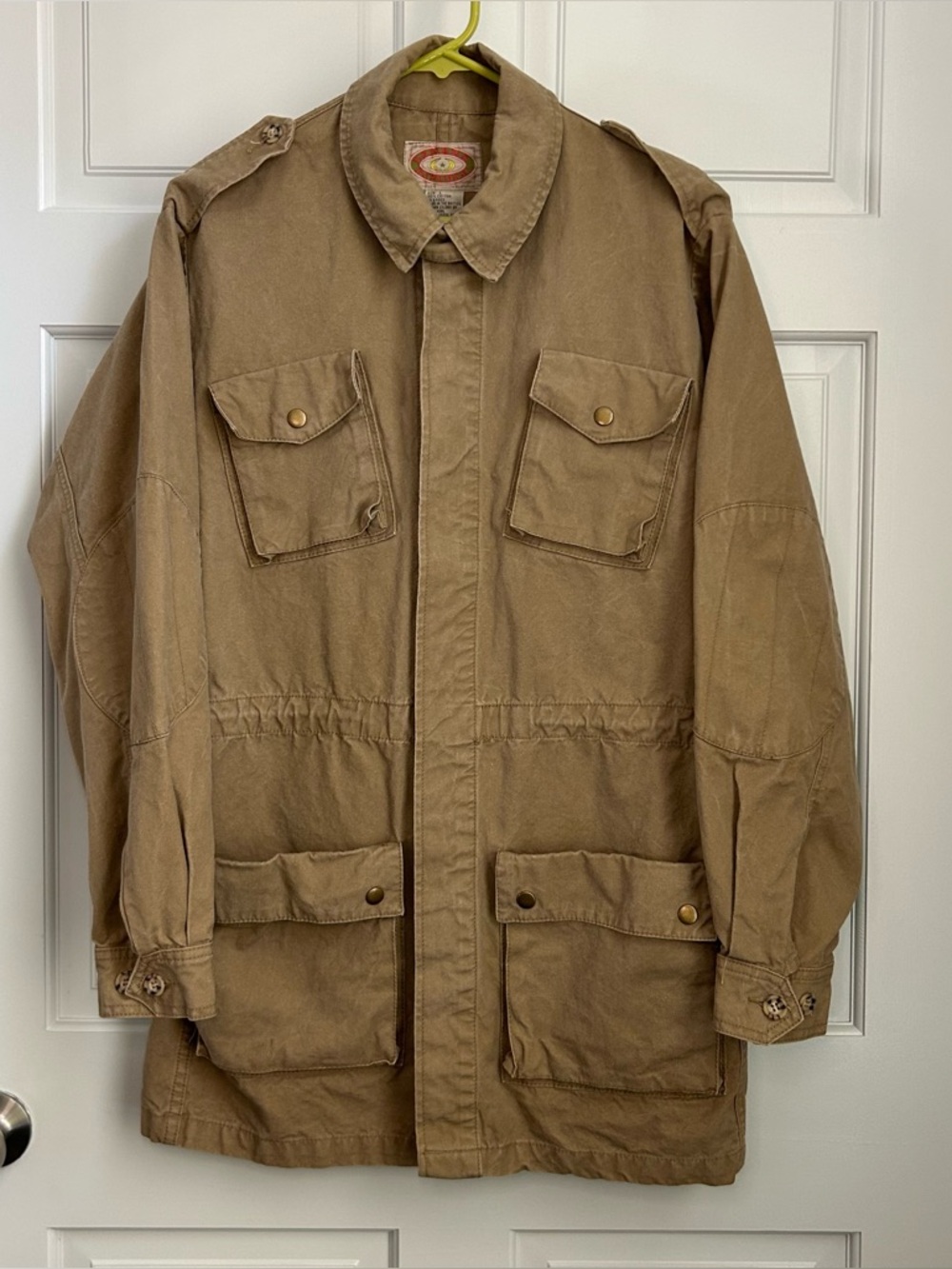 Vintage 1980’s Banana Republic Safari Field Jacket Men's Large Mill Valley Label